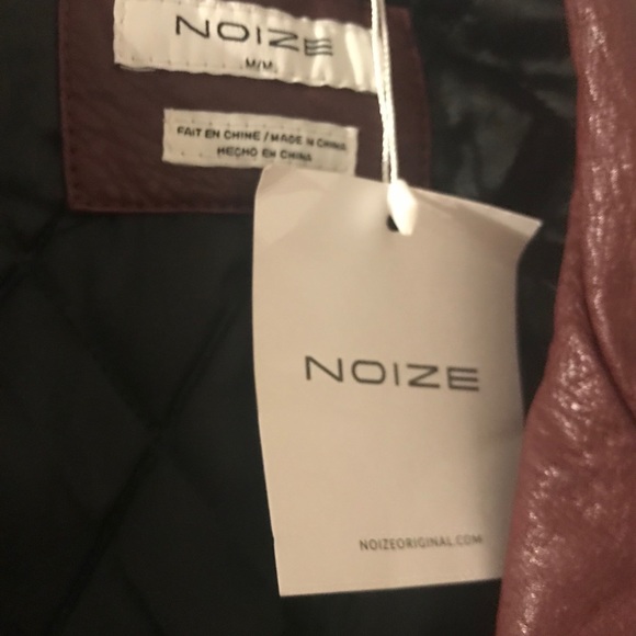 NWT Noize Original Vegan Leather Jacket - Picture 5 of 5
